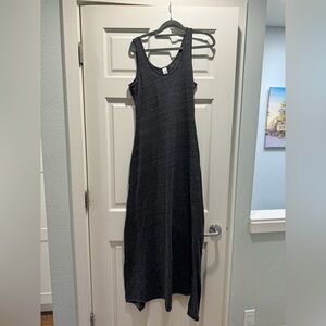 Dark grey maxi dress